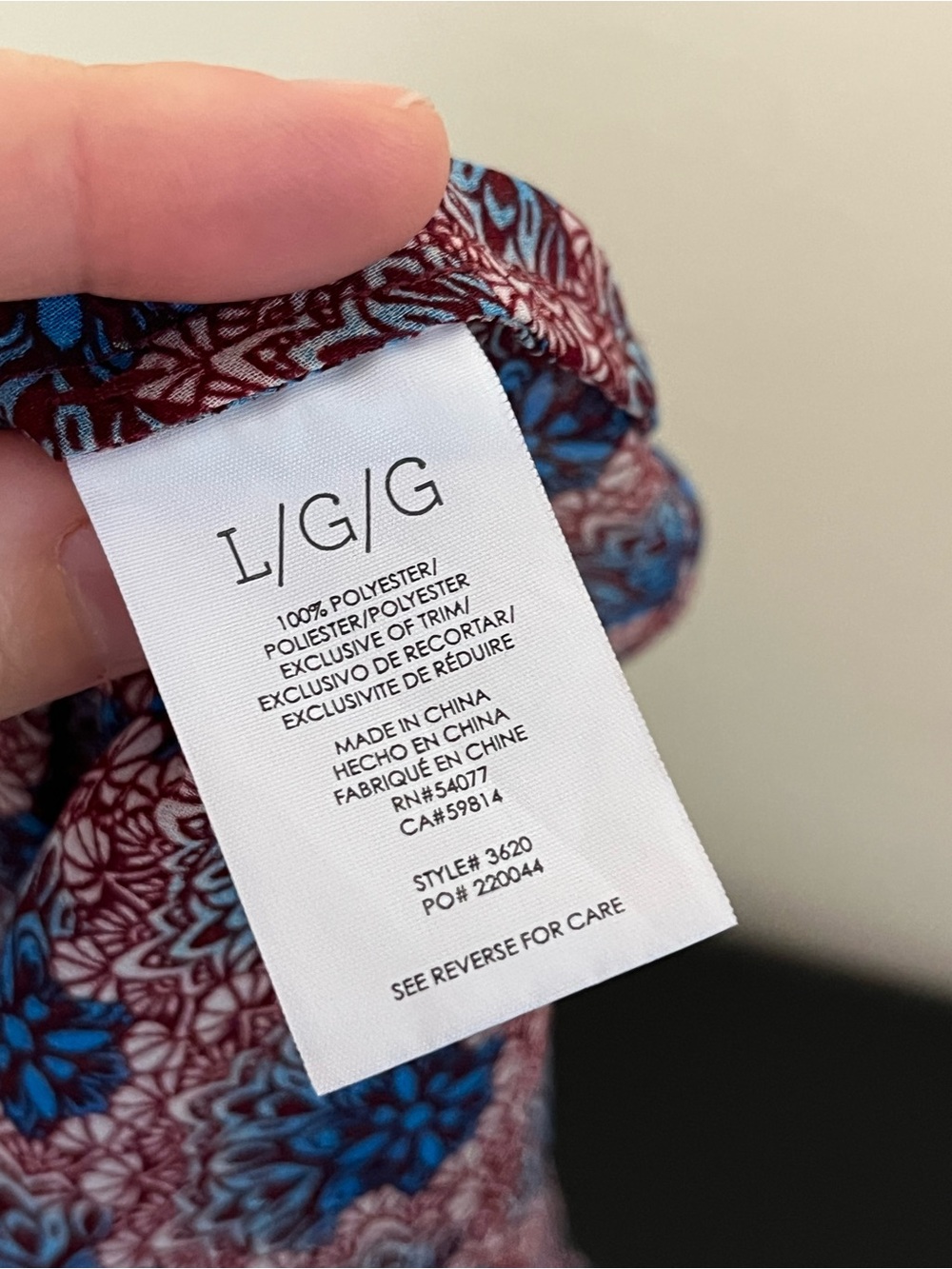 CAbi Sleeveless Fan Blouse - Moroccan Geometric Print - Picture 10 of 13